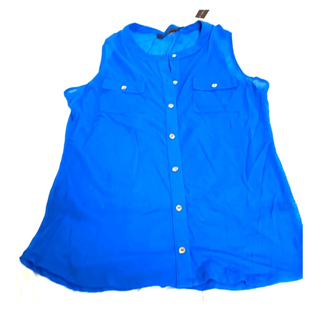 The Limited sheer blue top new with tags!